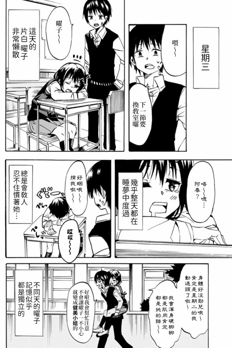 每天都会切换人格的女孩子 第1话 第6页