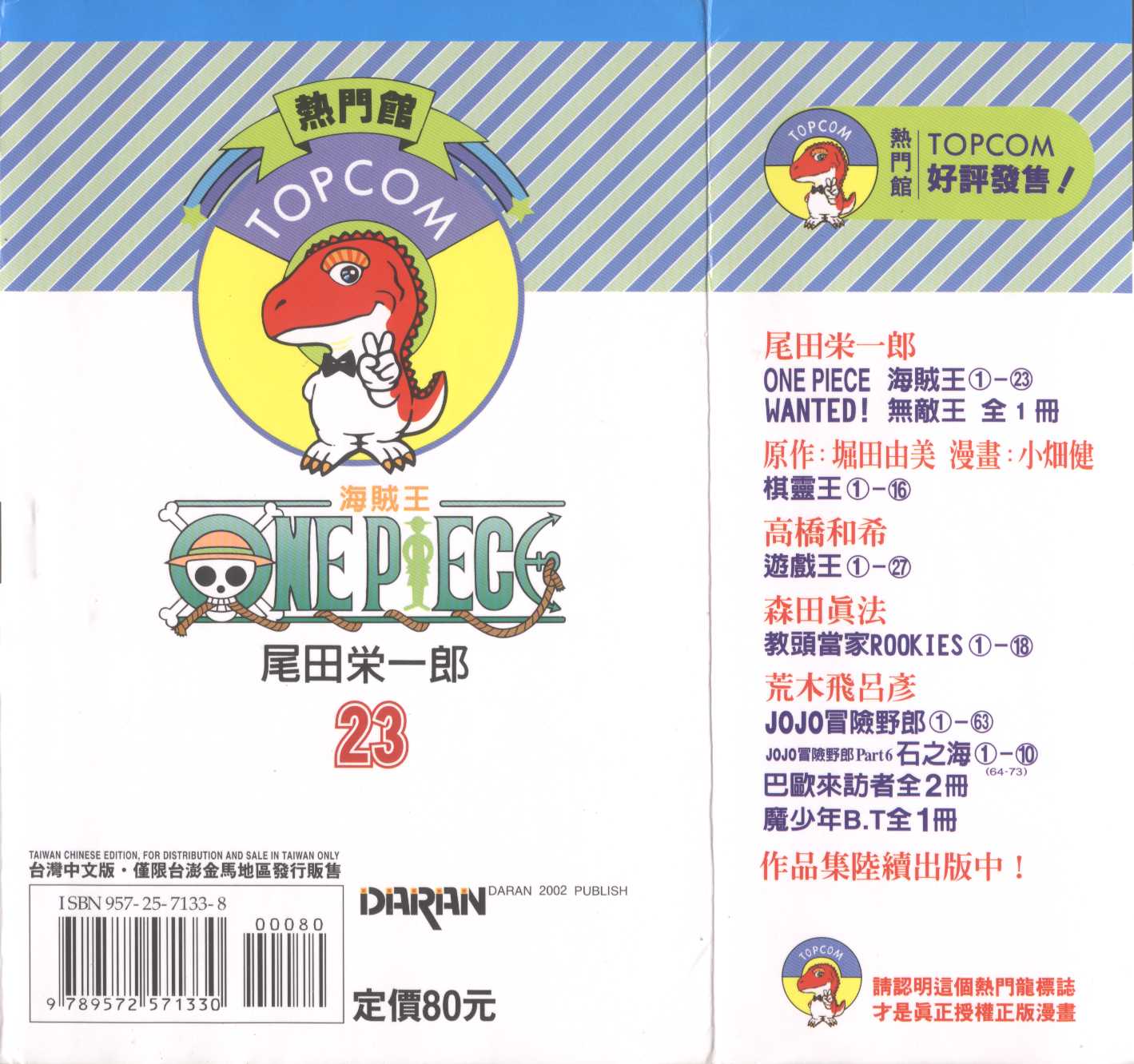 海贼王 第23卷 第118页