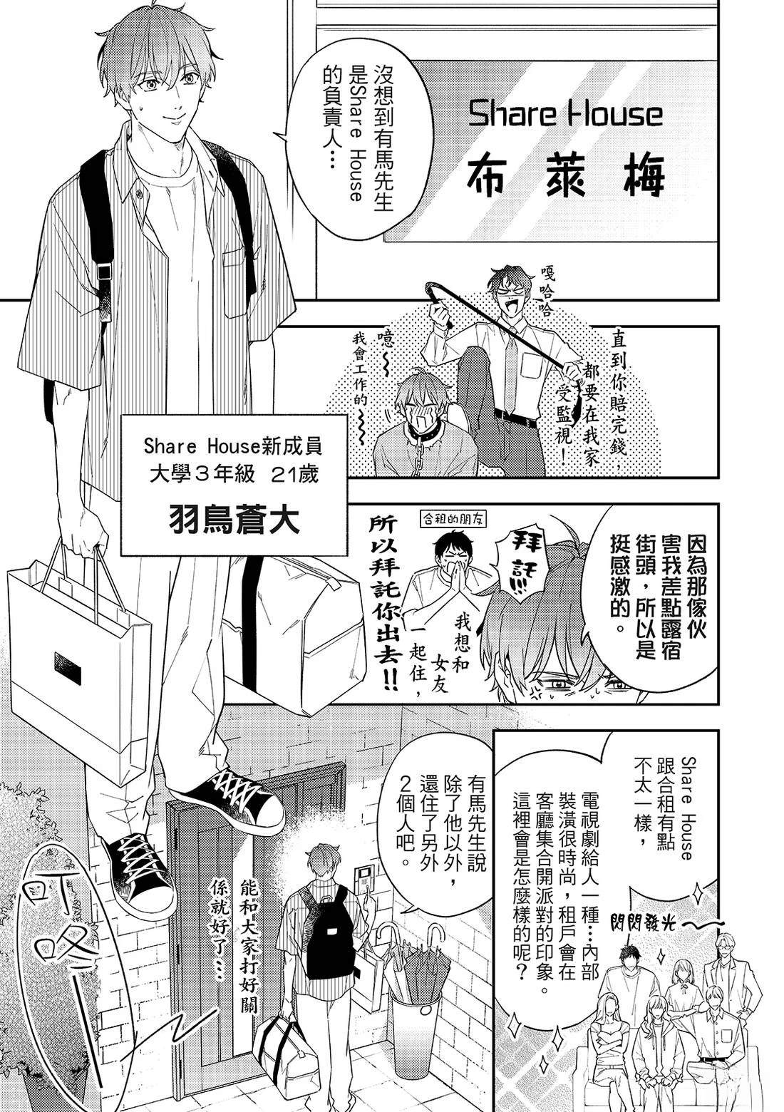 和羽鸟相爱的共享空间 第1话 第12页