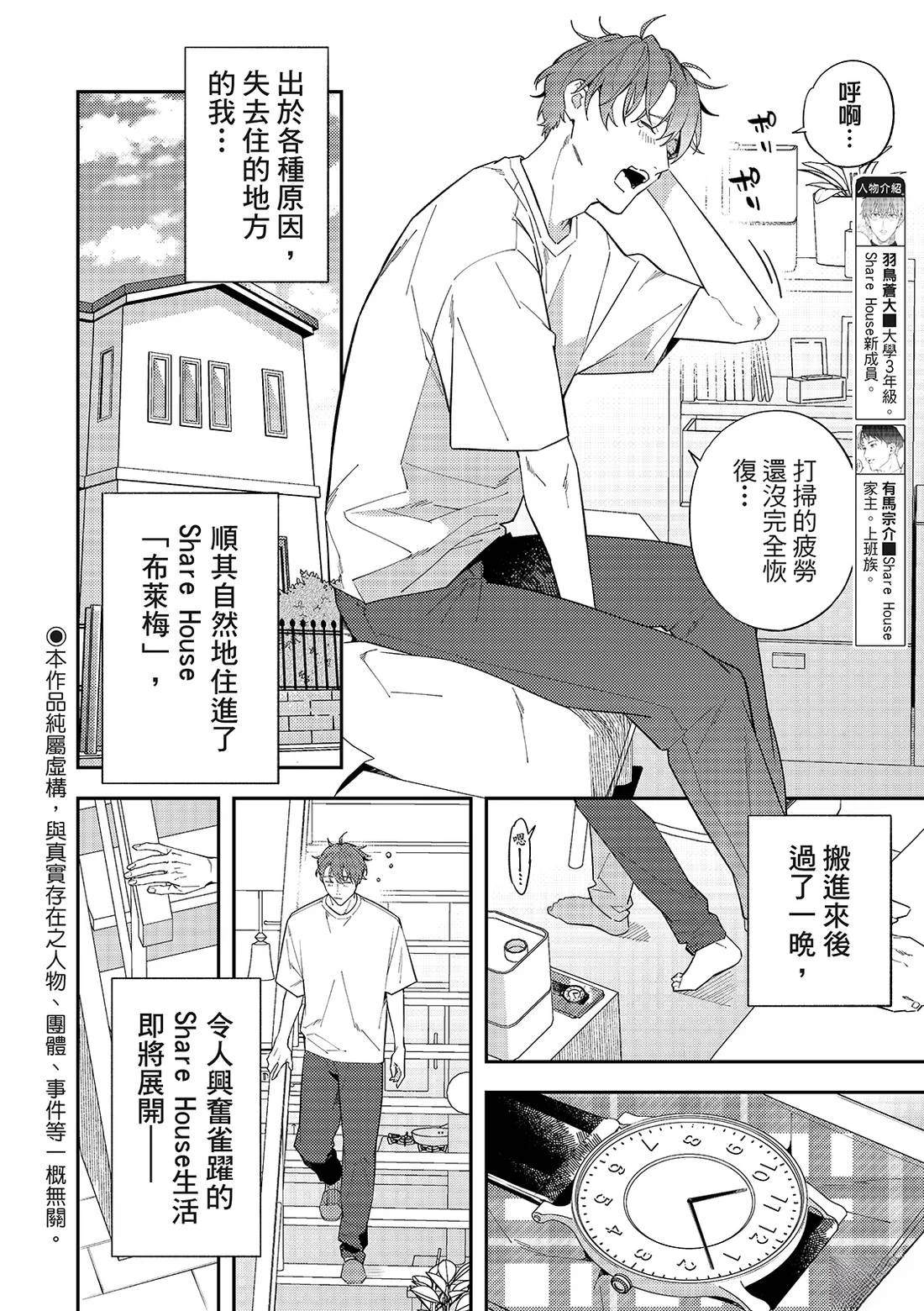 和羽鸟相爱的共享空间 第2话 第3页