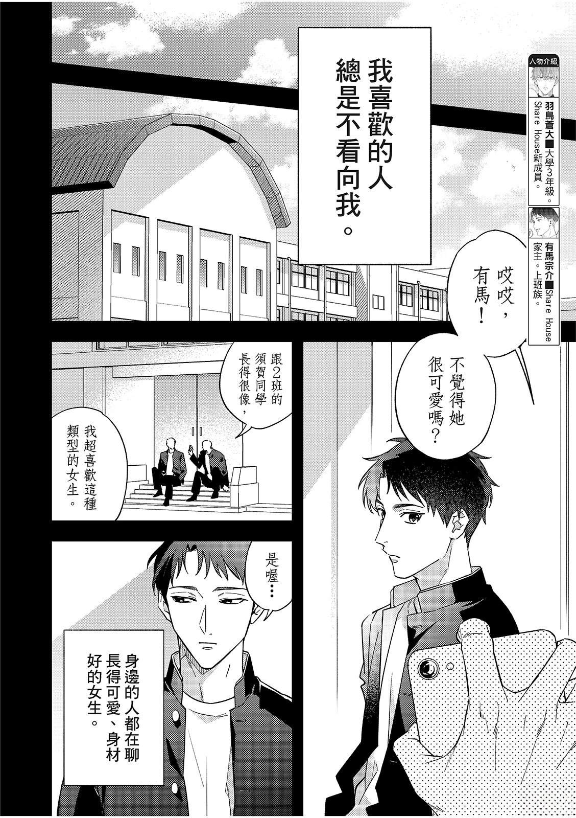 和羽鸟相爱的共享空间 第5话 第4页