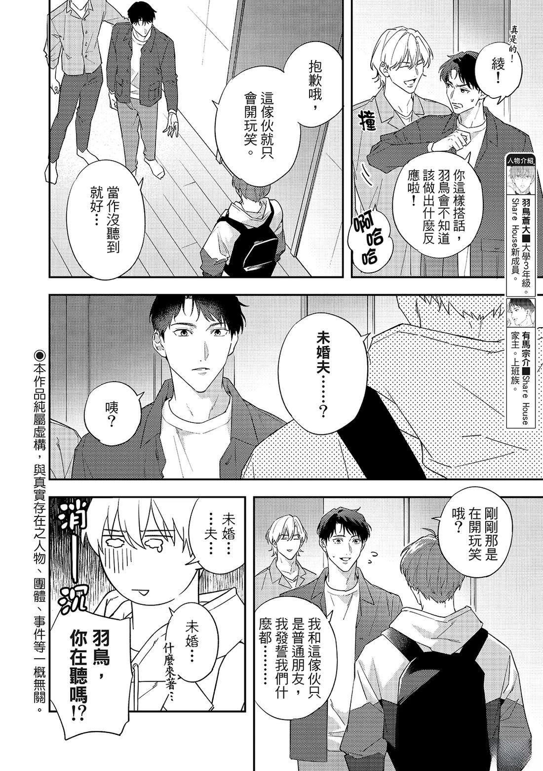 和羽鸟相爱的共享空间 第6话 第3页